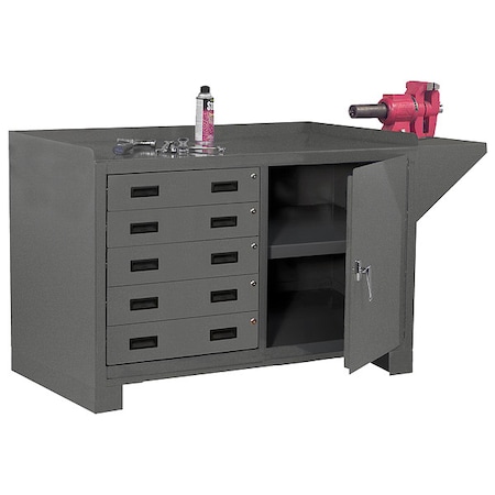 14 ga. Steel Cabinet Workbench, 48