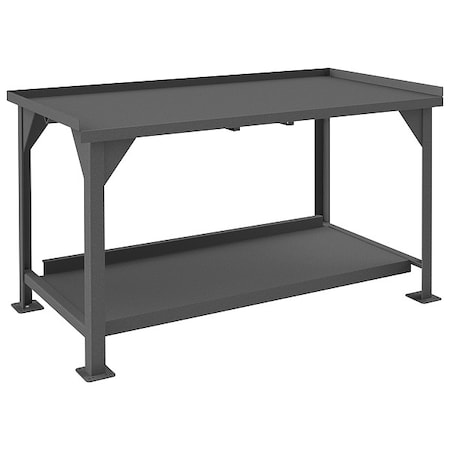 Heavy duty Work Bench with Lips Up, Steel, 72