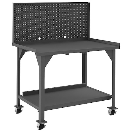 Mobile Workbench, 4000 lb., 30 inL, 60 inW MPN:DWBM-3060-BE-PB-95