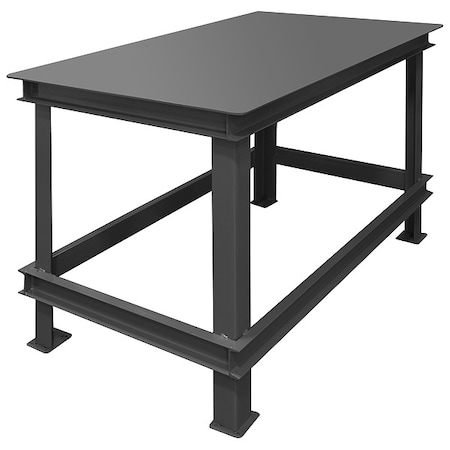 Fixed Work Table, Steel, 48
