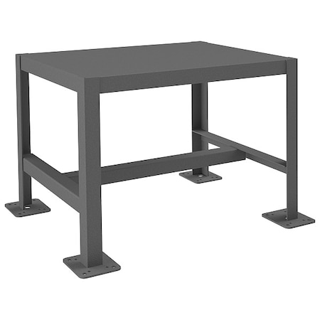 Fixed Work Table, Steel, 24