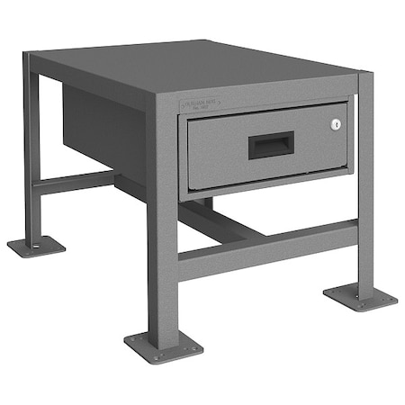 Fixed Work Table, Steel, 24