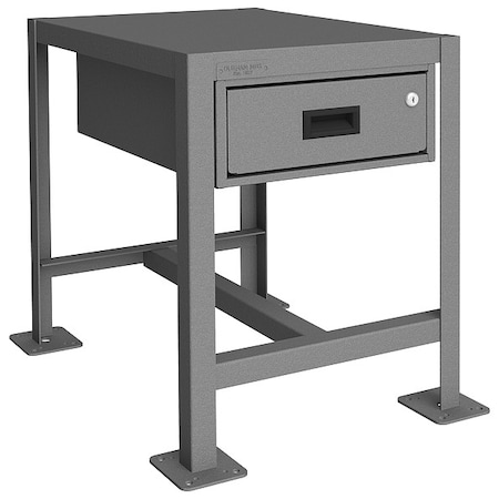 Fixed Work Table, Steel, 24