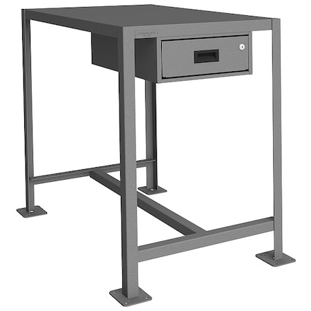 Fixed Work Table, Steel, 36