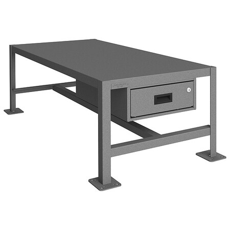 Fixed Work Table, Steel, 48