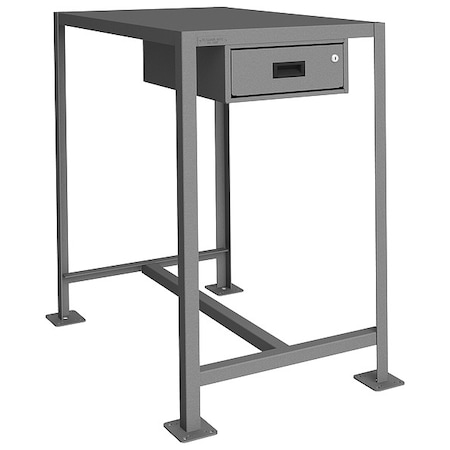 Fixed Work Table, Steel, 48