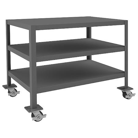 Mbl Mach Table, 24x36x30, 2000 lb, 3 Shlf MPN:MTM243630-2K395