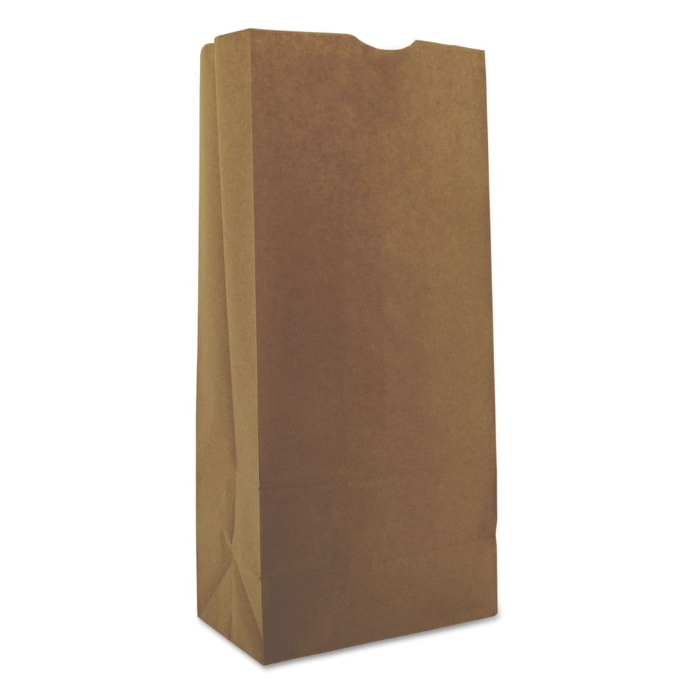 General Grocery Paper Bags, 18inH x 8-1/4inW x 5-1/4inD, Kraft Brown, Pack Of 500 Bags MPN:18424