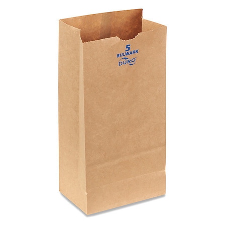 Grocery Bag, Brn, 10-5/16