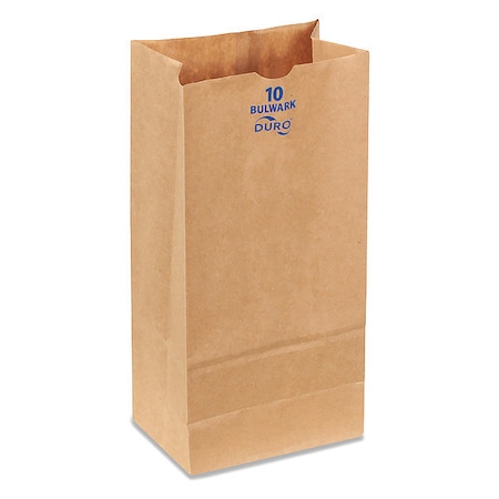 Grocery Bag, Brn, 13-3/8