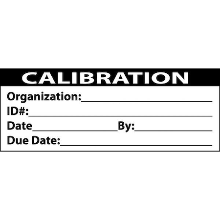 Calibration Label, Black/White MPN:ISO Calibration Roll of Labels