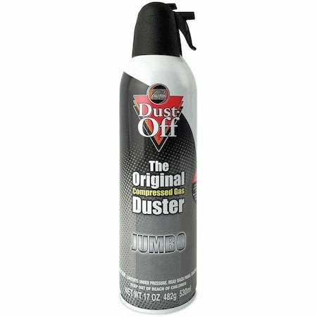 Falcon Dust-Off Jumbo Disposable Dusters - Ozone-safe, Moisture-free - Gray - 1 Each MPN:DPSJMB