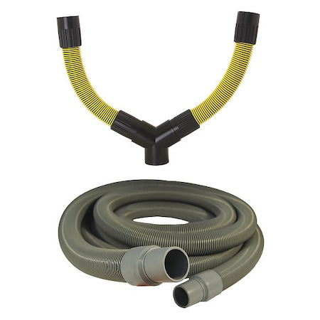 Y-Connector Dual Vac Kit w 12.5ft Hose MPN:D0016