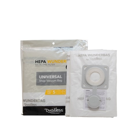 Universal Wet/Dry Vac HEPA, 4-7 gal, PK2 MPN:D1343