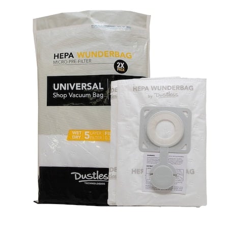 Universal Wet/Dry Vac HEP, 12-18 gal, PK2 MPN:D1351