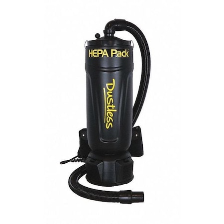 BackPack Vacuum, HEPA, 4 Stage, 2.5 gal. MPN:D1505