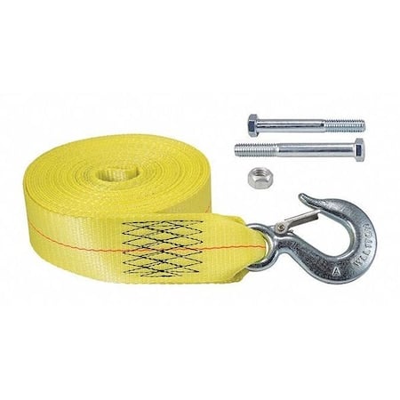 25FT Yellow Winch Strap MPN:24250