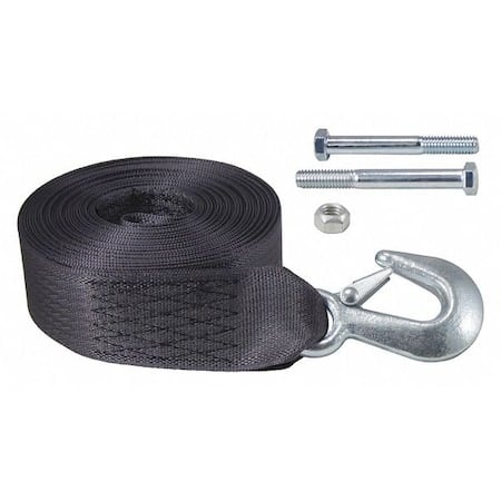 Strap, 25 Ft. Winch w/Hook MPN:6250