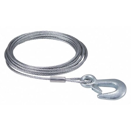 Winch Cable w/Hook 20 Ft. x 3/16 In MPN:6360
