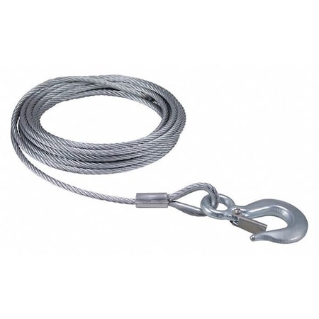 Cable and Hook, 1/4 In x 25 Ft. MPN:6520