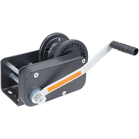 Heavy-Duty Brake Winch, Spur Gear, 3500 lb MPN:B3503