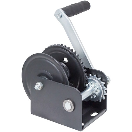 800 lbs. Spur Gear Hand Winch with Brake MPN:DLB800A
