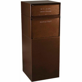 dVault Full Service Vault Mailbox and Parcel Drop DVCS0015 - USPS Approved - Rear Access Copper Vein DVCS0015-5