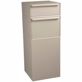 dVault Full Service Vault Mailbox and Parcel Drop DVCS0015 - USPS Approved - Rear Access - Sand DVCS0015-6