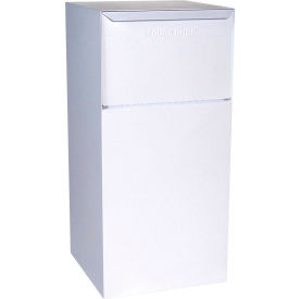 dVault Deposit Vault Mailbox and Parcel Drop DVCS0020 - Free Standing - Rear Access - White DVCS0020-3