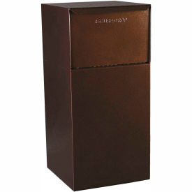 dVault Deposit Vault Mailbox and Parcel Drop DVCS0020 - Free Standing - Rear Access - Copper Vein DVCS0020-5