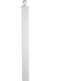 dVault Side Mount/In Ground Post for Weekend Away Vault (DVJR0060) DVJR0060SMPI - White DVJR0060SMPI-3