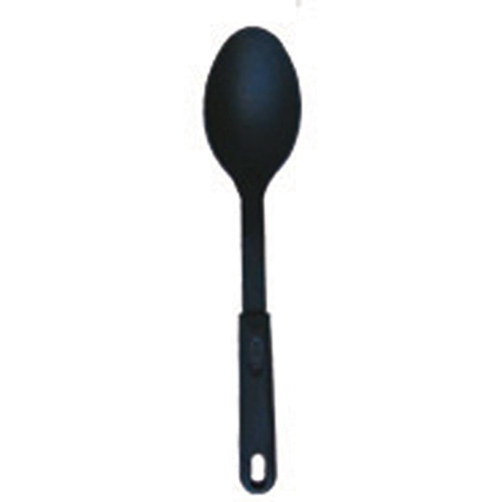Winco Nylon Serving Spoon, Solid, 12in, Black MPN:NC-SS1