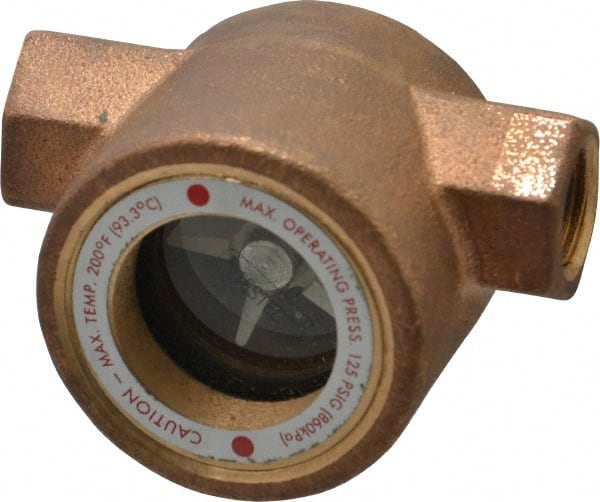 3/8 Inch, Bronze Body Sight Flow Indicator MPN:SFI-100-3/8