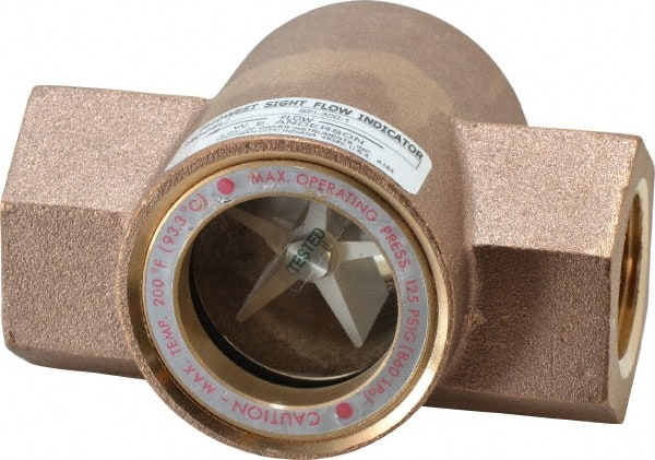 1 Inch, Bronze Body Sight Flow Indicator MPN:SFI-300-1