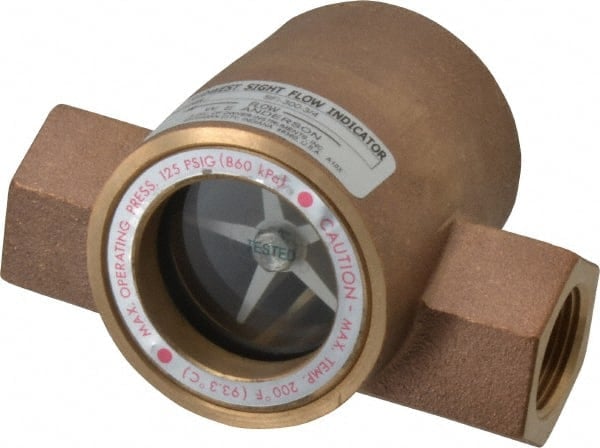3/4 Inch, Bronze Body Sight Flow Indicator MPN:SFI-300-3/4
