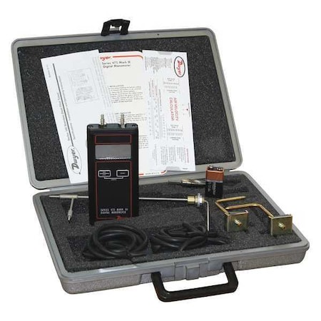 Air Manometer Kit, 10 in wc MPN:475-0-FM-AV
