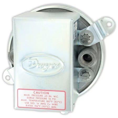 Pressure Switch, Standard, SPDT, 0.15 to .5 in H2O Range MPN:1920-0