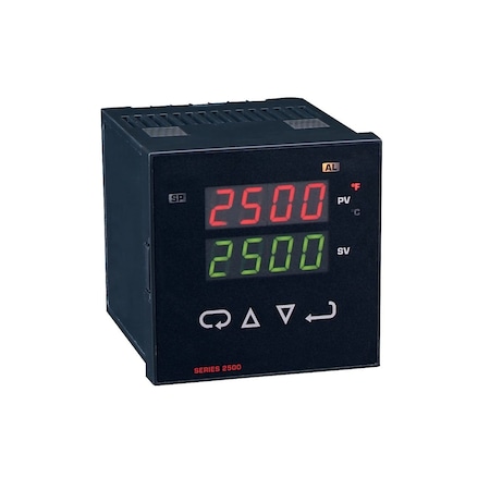 Temperature controller, thermocouple input, relay output, with alarm. MPN:25113