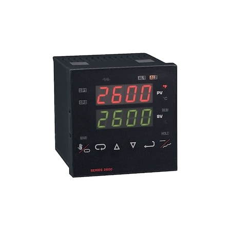 Temperature/process controller, one current output, with alarm. MPN:26150