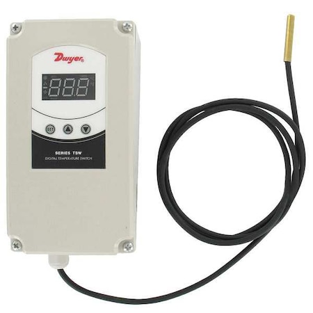 Weatherproof digital temperature switch, single stage, 90 to 255 VAC power supply MPN:TSW-150