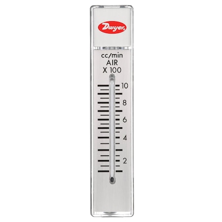 Flowmeter, range 15-150 SCFH air. MPN:RMA-9-SSV