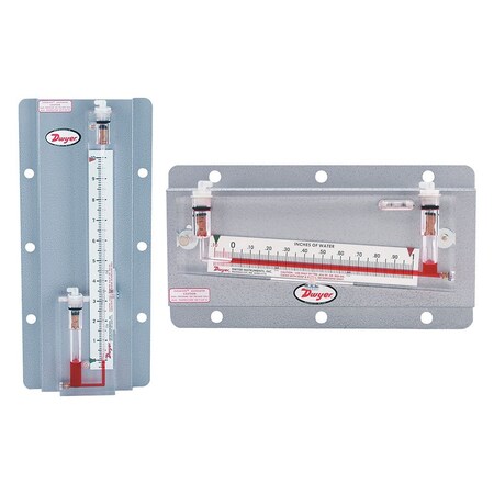 Solid plastic portable gage, range 0-10