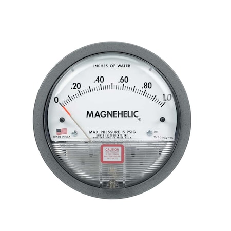 Differential Pressure Gage Range 30-0-30 MPN:2300-60PA