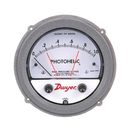 Pressure switch/gage, range 0-10