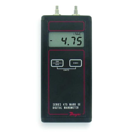 Handheld digital manometer, range 0-40.00