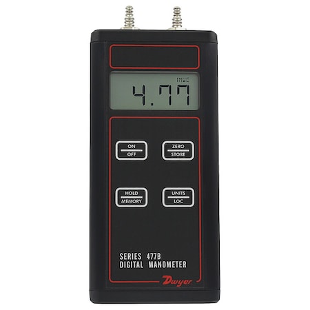 Handheld digital manometer, 0 to 30 psi (0 to 206.9 kPa) MPN:477B-5