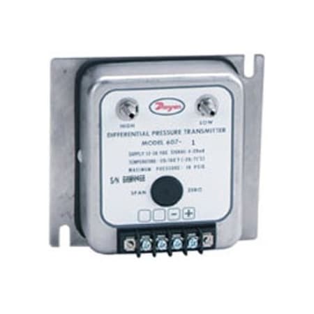 Differential pressure transmitter, range 0-.10