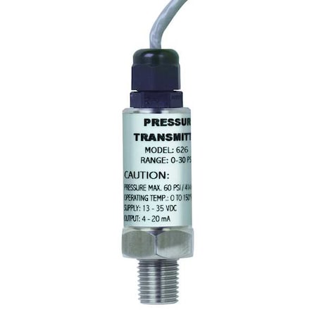 Pressure Transmitter, 0-2000psi, 36In Lead MPN:626-17-GH-P1-E1-S1