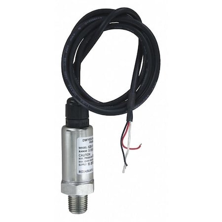 Transmitter, 0 to 30 PSI, 36 In Lead MPN:628-08-GH-P1-E1-S1