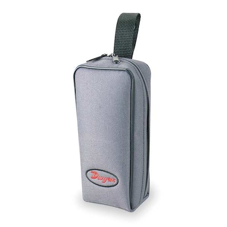 Carrying case for most manometers; tough, gray nylon pouch, double zippered with belt loop MPN:A-402A